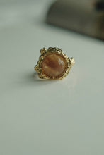 Load image into Gallery viewer, White &amp; Brown Opal Crystal Temperament Ring
