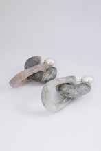 Load image into Gallery viewer, Acetic Two-way Pearl Acrylic Earrings
