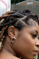 Irregular Hoop RL Earrings