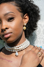 Load image into Gallery viewer, Multi-layer Pearl Statement Necklace
