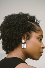 Load image into Gallery viewer, She/He Square Earrings
