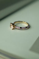 925 Purple Gem Ring