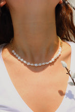 Load image into Gallery viewer, RL Fresh Water Pearl Chain Necklace
